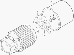 KÄRCHER Ersatzteile Hochdruckreiniger KB 2020 C 1.601-631.0-A Motor