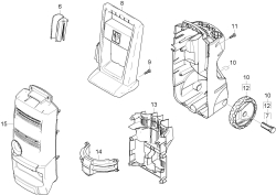 KÄRCHER Ersatzteile Hochdruckreiniger KB 2020 C 1.601-631.0-A Gehaeuse