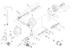 KÄRCHER Ersatzteile Hochdruckreiniger KB 2020 C 1.601-631.0-A Zylinderkopf