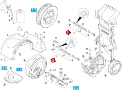 KÄRCHER Ersatzteile Hochdruckreiniger K 6.75 M-pl-WB-T 200 *EU 1.138-550.0-A Oberteil