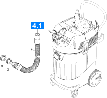 KÄRCHER Professional Ersatzteile Sauger NT 55/1 Tact Te H   EU 1.146-804.0 Ablassschlauch