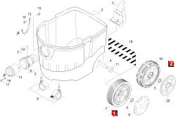 KÄRCHER Professional Ersatzteile Sauger NT 35/1 Tact Te M EU 1.184-807.0 Behaelter Einzelteile