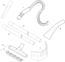 KÄRCHER Ersatzteile Nasstrockensauger A 2206 X *EU 1.723-110.0 Zubehoer