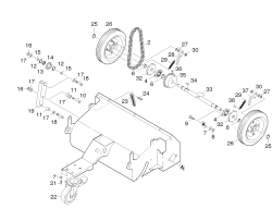 KÄRCHER Professional Ersatzteile Kehrmaschinen RADIUS 33 0 Fahrantrieb