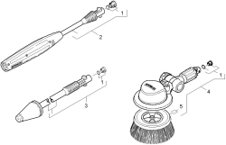 KÄRCHER Ersatzteile Hochdruckreiniger K 3.60MD Plus T300 VfB *EU 1.636-166.0-B Strahlrohr