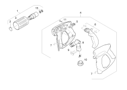 KÄRCHER Professional Ersatzteile Hochdruckreiniger Heisswasser H 2700          EU 1.025-381.0 Handspritzpistole