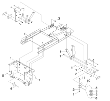 KÄRCHER Professional Ersatzteile Bodenreiniger BDP 50/2000 RS Bp Pack 1.002-013.0 Rahmen Unterteil
