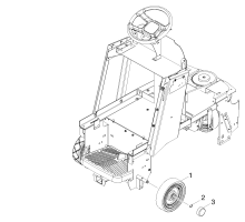 KÄRCHER Professional Ersatzteile Bodenreiniger BDP 50/2000 RS Bp Pack 1.002-013.0 Hinterrad