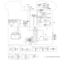 KÄRCHER Professional Ersatzteile Bodenreiniger BDP 50/2000 RS Bp Pack 1.002-013.0 Kabelfuehrung Bedienfeld