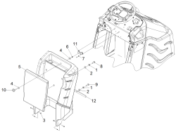 KÄRCHER Professional Ersatzteile Bodenreiniger BR 60/95 RS Bp Pack 1.006-093.0 Abdeckung hinten