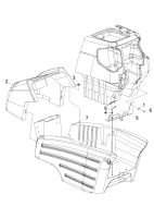 KÄRCHER Professional Ersatzteile Bodenreiniger BD 80/120 W Bp Pack 1.005-272.0 Abdeckung vorne