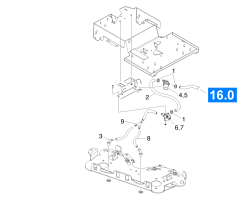 KÄRCHER Professional Ersatzteile Bodenreiniger BD 80/120 W Bp Pack 1.005-272.0 Buerste Bewaesserung