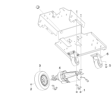 KÄRCHER Professional Ersatzteile Bodenreiniger BD 80/120 W Bp Pack 1.005-272.0 Fahrwerk