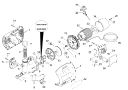 KÄRCHER Ersatzteile Pumpe GP 45 *EU-I 1.645-201.0 Einzelteile