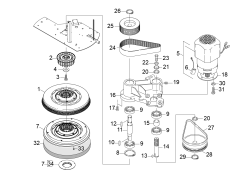 KÄRCHER Professional Ersatzteile Bodenreiniger Saber Compact 22 SP 1.533-165.0 Antrieb