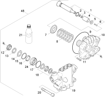 KÄRCHER Professional Ersatzteile Hochdruckreiniger Kaltwasser HD 916 ST-H  EU-II 1.042-206.0 Kolben
