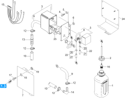 KÄRCHER Professional Ersatzteile Bodenreiniger Saber GLIDE 30 SP 1.246-162.0 Dosiereinheit Chemie