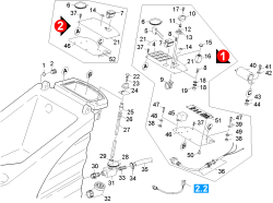 KÄRCHER Professional Ersatzteile Bodenreiniger BD 530 Ep 1.127-342.0 Instrumententafel
