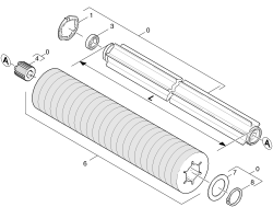 KÄRCHER Professional Ersatzteile Bodenreiniger BR 530 XL PACKAGE  EU 1.127-231.0 Pad Walze