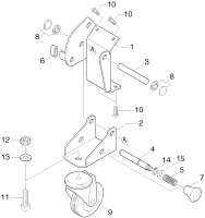 KÄRCHER Professional Ersatzteile Bodenreiniger BR 530 XL PACKAGE  EU 1.127-231.0 Zubehoer Fahrwerk