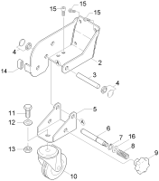 KÄRCHER Professional Ersatzteile Bodenreiniger BD 530 Ep Classic 1.127-345.0 ABS Fahrwerk