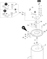 KÄRCHER Professional Ersatzteile Hochdruckreiniger Heisswasser HDS 501 C -MS EU 1.272-109.0 Brennerdeckel