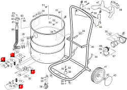 KÄRCHER Professional Ersatzteile Sauger VC 60-U   EU 1.667-152.0 Behaelter Einzelteile