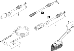 KÄRCHER Ersatzteile Hochdruckreiniger K 2.14 PLUS T50 *EU 1.671-561.0-B Strahlrohr