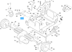 KÄRCHER Professional Ersatzteile Bodenreiniger BD 65/80 W Bp Pack DOSE EU 1.259-127.0 Fahrwerk