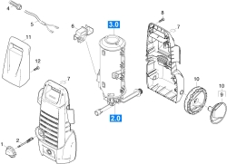 KÄRCHER Ersatzteile Hochdruckreiniger K 2.38 M Plus *EU 1.671-481.0-A Gehaeuse