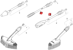 KÄRCHER Ersatzteile Hochdruckreiniger K 2.40 M plus WB *EU 1.671-486.0-B Strahlrohr