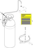 KÄRCHER Professional Ersatzteile Wasserspender WPD 100 P-AC  Einheit Flasche unten CO2 1.024-905.0