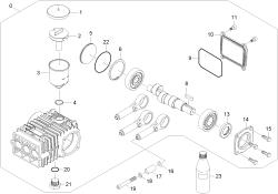 KÄRCHER Professional Ersatzteile Hochdruckreiniger Kaltwasser HD 10/16-4 Cage Ex 1.353-762.0 Antrieb
