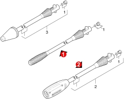 KÄRCHER Ersatzteile Hochdruckreiniger ETL K2.20M *EU (RIV) (5.970-866.0) 1.671-600.0-AB Strahlrohr