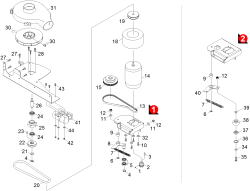KÄRCHER Professional Ersatzteile Kehrmaschinen RRB 360 RIDER BATTERY Antrieb Batterie 1.047-203.0
