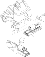KÄRCHER Professional Ersatzteile Bodenreiniger BRC 50/70 W Bp Pack 1.008-652.0 Halterung Bodenkopf