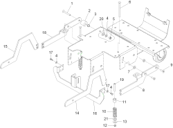KÄRCHER Professional Ersatzteile Bodenreiniger BRC 50/70 W Bp Pack 1.008-652.0 Halterung Hebearm Bodenkopf