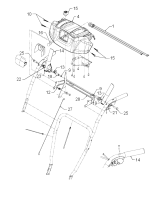 KÄRCHER Professional Ersatzteile Schneefraesen STH 8.66 W  Schubbuegel Griff 1.335-201.0