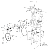 KÄRCHER Professional Ersatzteile Schneefraesen STH 10.66 W Crt  Motor Antrieb 1.335-302.0