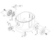 KÄRCHER Professional Ersatzteile Sauger T 17/1  EU 1.355-115.0 Behaelter