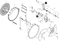 KÄRCHER Professional Ersatzteile Hochdruckreiniger Heisswasser HDS 12/18 -4SX 1.071-651.0 Schlauchtrommel