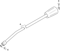 KÄRCHER Ersatzteile Hochdruckreiniger Xpert HD 7170 X 1.214-125.0-B Strahlrohr