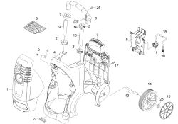 KÄRCHER Ersatzteile Hochdruckreiniger Xpert HD 7170 1.214-124.0-A Gehaeuse