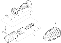 KÄRCHER Professional Ersatzteile Hochdruckreiniger Kaltwasser Xpert HD 7140 X 1.514-505.0 Düse
