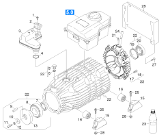 KÄRCHER Professional Ersatzteile Hochdruckreiniger Kaltwasser HD 10/25 4 CAGE 1.286-116.0 Motor