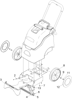 KÄRCHER Professional Ersatzteile Bodenreiniger BRC 30/15 C 1.008-037.0 Rahmen