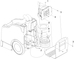 KÄRCHER Professional Ersatzteile Bodenreiniger BRC 30/15 C 1.008-037.0 Turbine