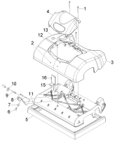 KÄRCHER Professional Ersatzteile Bodenreiniger BRS 43/500C   EU 1.006-637.0 Gehaeuse