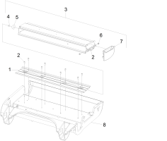 KÄRCHER Professional Ersatzteile Bodenreiniger BRS 43/500C   EU 1.006-637.0 Montageplatte