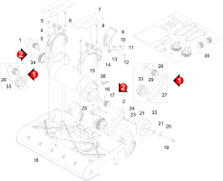 KÄRCHER Professional Ersatzteile Bodenreiniger BRS 43/500C   EU 1.006-637.0 Motor
